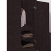 Red Cocoa Utility Cabinet with 5 Drawers and Side Folding Door (CS029-RC)