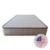 8" Single Side Grey Knit Mattress (MPS0801) Proudly Made in the USA