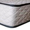 Close up view of 8" Single Side Grey Knit Mattress (MPS0801)