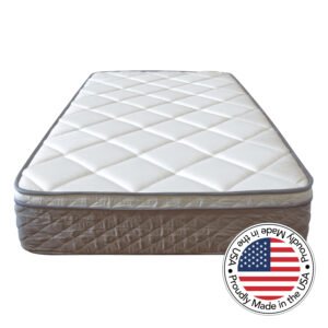 8" Ebony Double Knit Mattress (MPS0901) Proudly Made in the USA