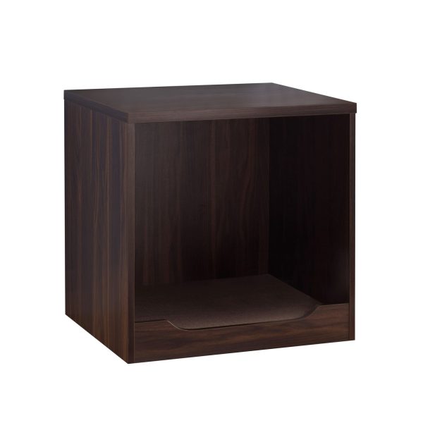 Dark Walnut Pet End Table with Removable Mat Stylish and Functional (161867) - Image 2