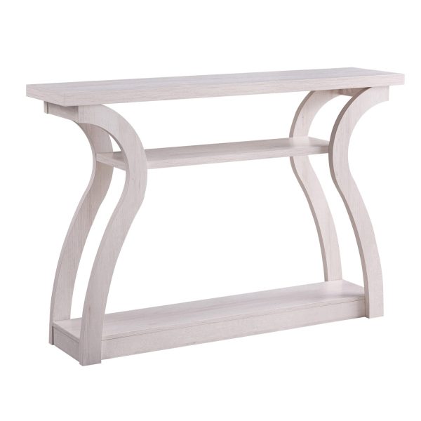 Three-Tier Shelf-White Oak-Entryway Console Table (192444) - Image 3