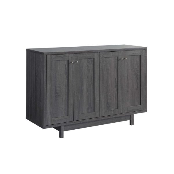 Buffet Two Cabinets Distressed Grey (223061) - Image 3