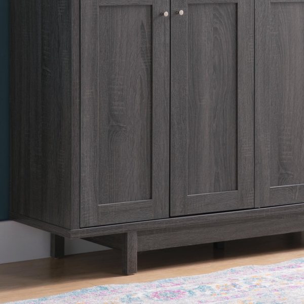 Buffet Two Cabinets Distressed Grey (223061) - Image 4