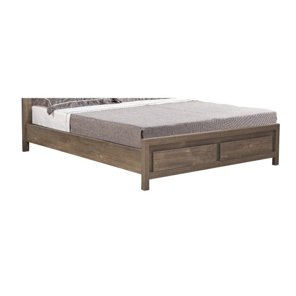 Queen Platform Bed Frame Hazelnut (B3702Q) - Image 3