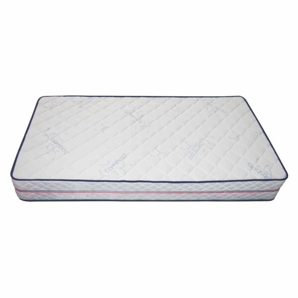 Side perspective view of 8″ Single Side Mattress (MID0801)