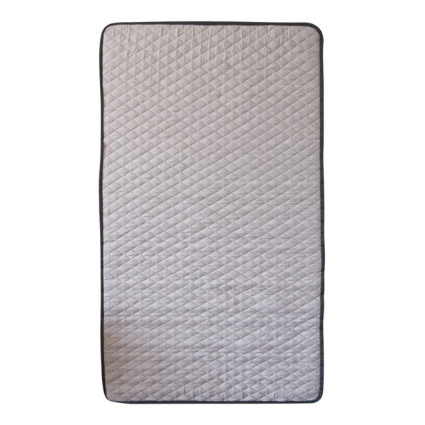 Top view of 8" Single Side Grey Knit Mattress (MPS0801)