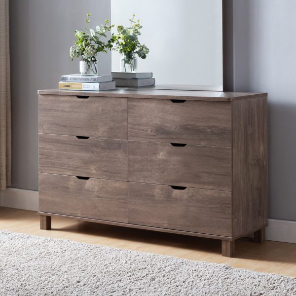 6 Drawer Dresser Hazelnut (Y2204)