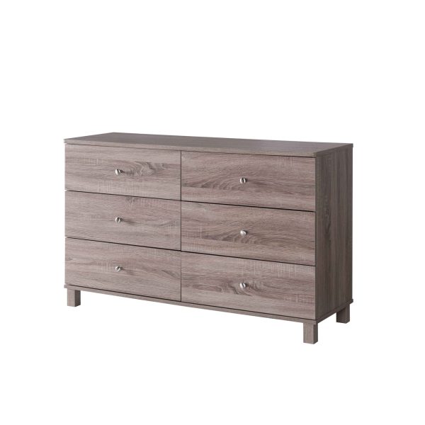 6 Drawer Dresser Dark Taupe (Y5304) - Image 4