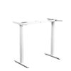 Vertical Adjustment of White Height Adjustable Dual Motor 3 Stage Standing Desk Frame (DSK812)