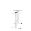 Vertical Adjustment of White Height Adjustable Dual Motor 3 Stage Standing Desk Frame (DSK812)