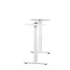 Vertical Adjustment of White Height Adjustable Dual Motor 3 Stage Standing Desk Frame (DSK812)