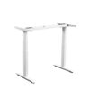 Horizontal Adjustment of White Height Adjustable Dual Motor 3 Stage Standing Desk Frame (DSK812)