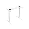 Horizontal Adjustment of White Height Adjustable Dual Motor 3 Stage Standing Desk Frame (DSK812)