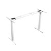 Horizontal Adjustment of White Height Adjustable Dual Motor 3 Stage Standing Desk Frame (DSK812)