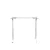 Horizontal Adjustment of White Height Adjustable Dual Motor 3 Stage Standing Desk Frame (DSK812)