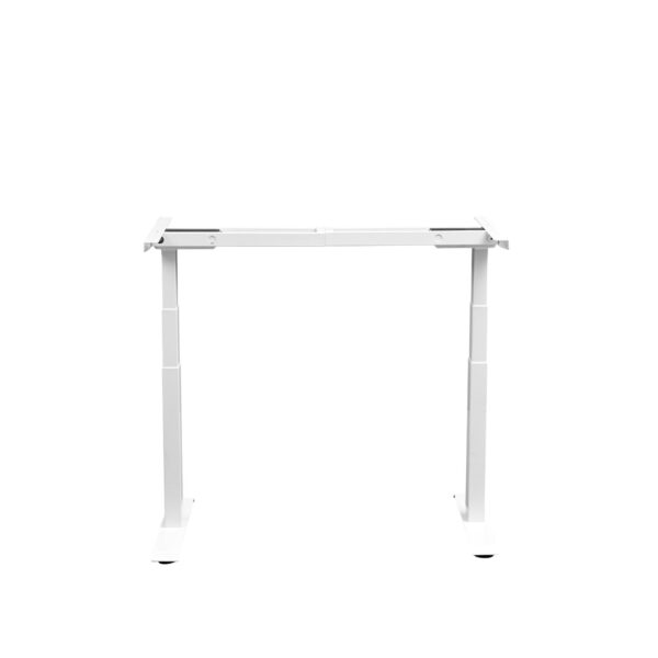 Horizontal Adjustment of White Height Adjustable Dual Motor 3 Stage Standing Desk Frame (DSK812)