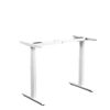 White Height Adjustable Dual Motor 3 Stage Standing Desk Frame (XYL-812)