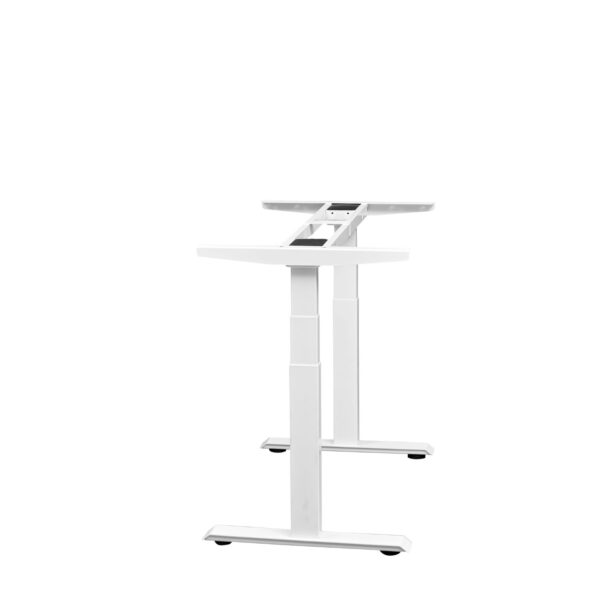 White Height Adjustable Dual Motor 3 Stage Standing Desk Frame (XYL-812)