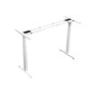 White Height Adjustable Dual Motor 3 Stage Standing Desk Frame (XYL-812)