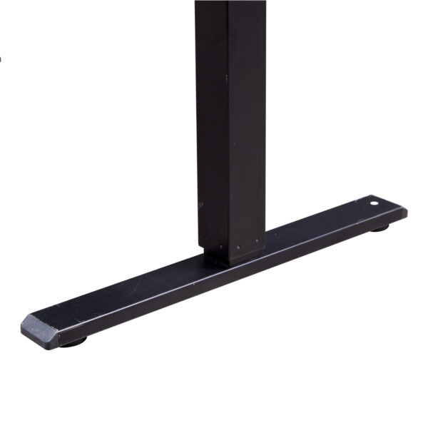 Hand-Crank Standing Desk with Wheels Adjustable Height & Sturdy Design in Black (XYL-816HS)