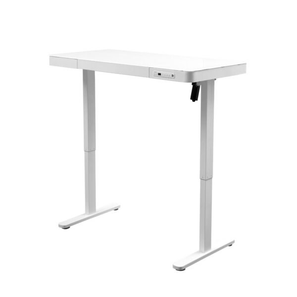 Electric Standing Desk with Storage & USB Ports Adjustable Height 48'' Built-in Drawer (XYL-830)