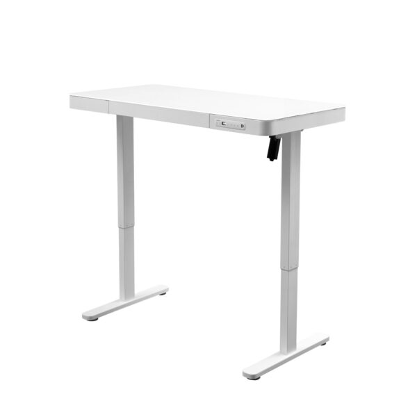 Electric Standing Desk with Storage & USB Ports Adjustable Height 48'' Built-in Drawer (XYL-830)