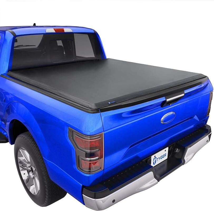 Tyger Auto T1 Soft Roll-up Tonneau Cover for 2015-2020 Ford F-150, 5.5