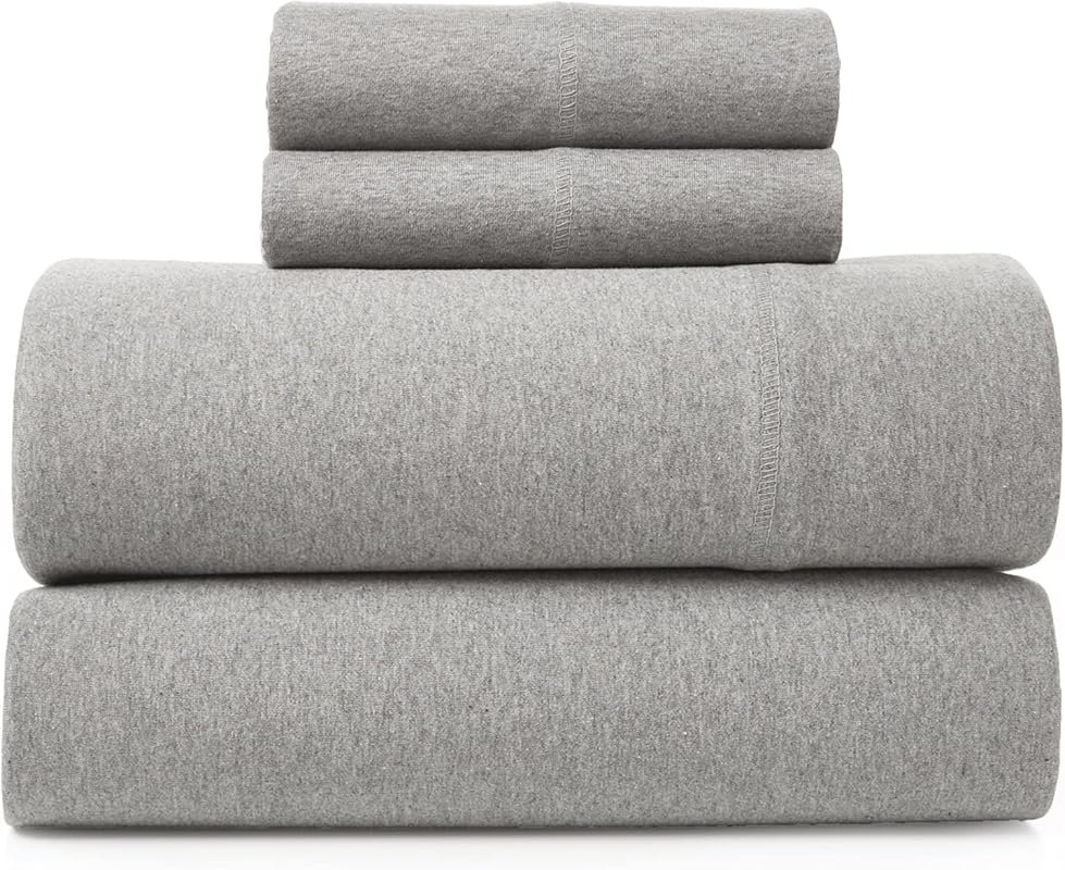 Road Trip America Cotton Jersey Sheets – 4-Piece Queen Set with Deep P