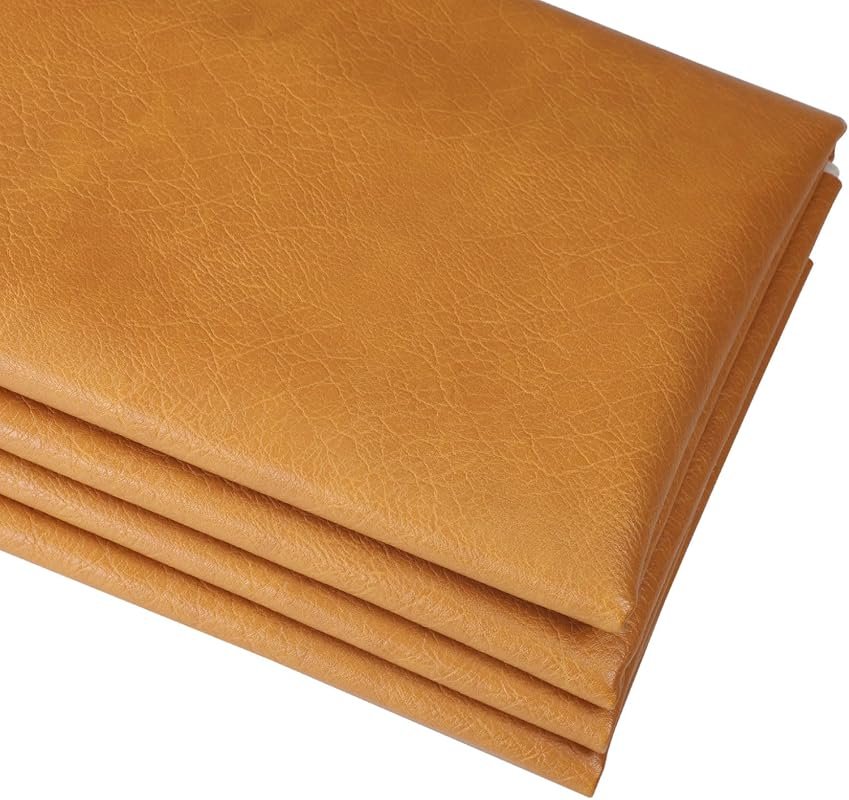 Picheng Soft Skin Grain Faux Leather Fabric, 54