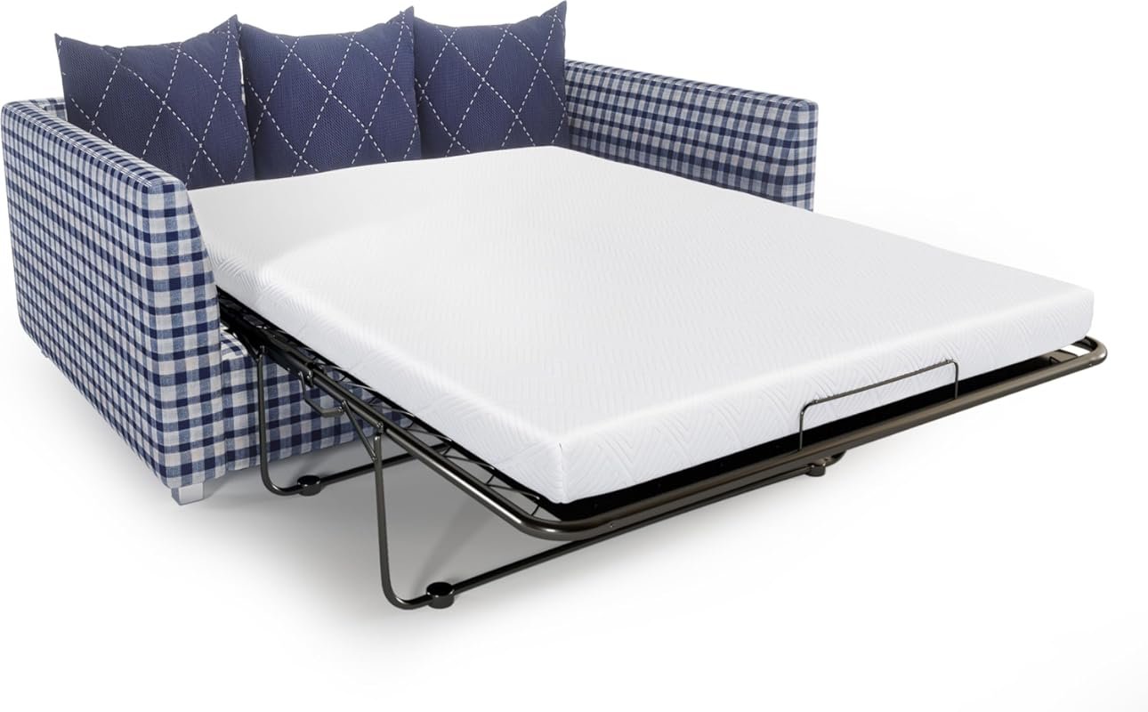 CertiPUR-US Certified 4.5 Inch Memory Foam Replacement Mattress for Qu