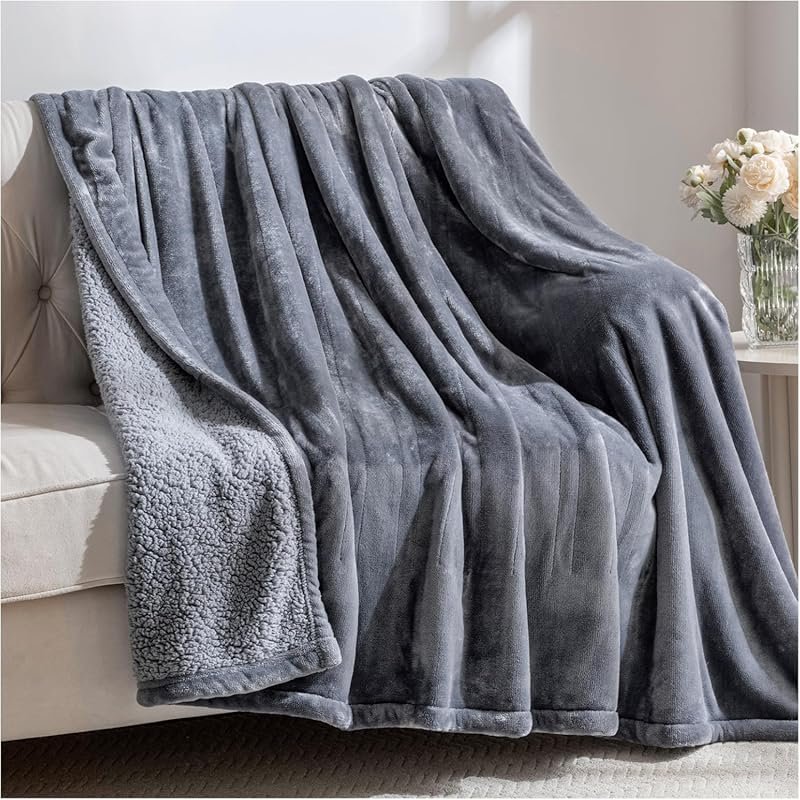 Full Size Electric Blanket with 8 Heat Levels & 10 Timer Settings, Fla