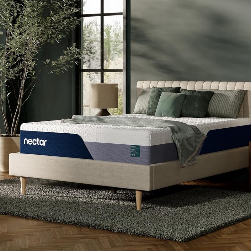 Nectar Premier 13” Queen Mattress with Contouring Memory Foam and Cool
