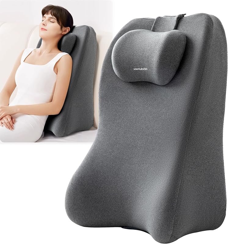 Ergonomic Memory Foam Reading Pillow for Lumbar Support, Sofa Bed and 