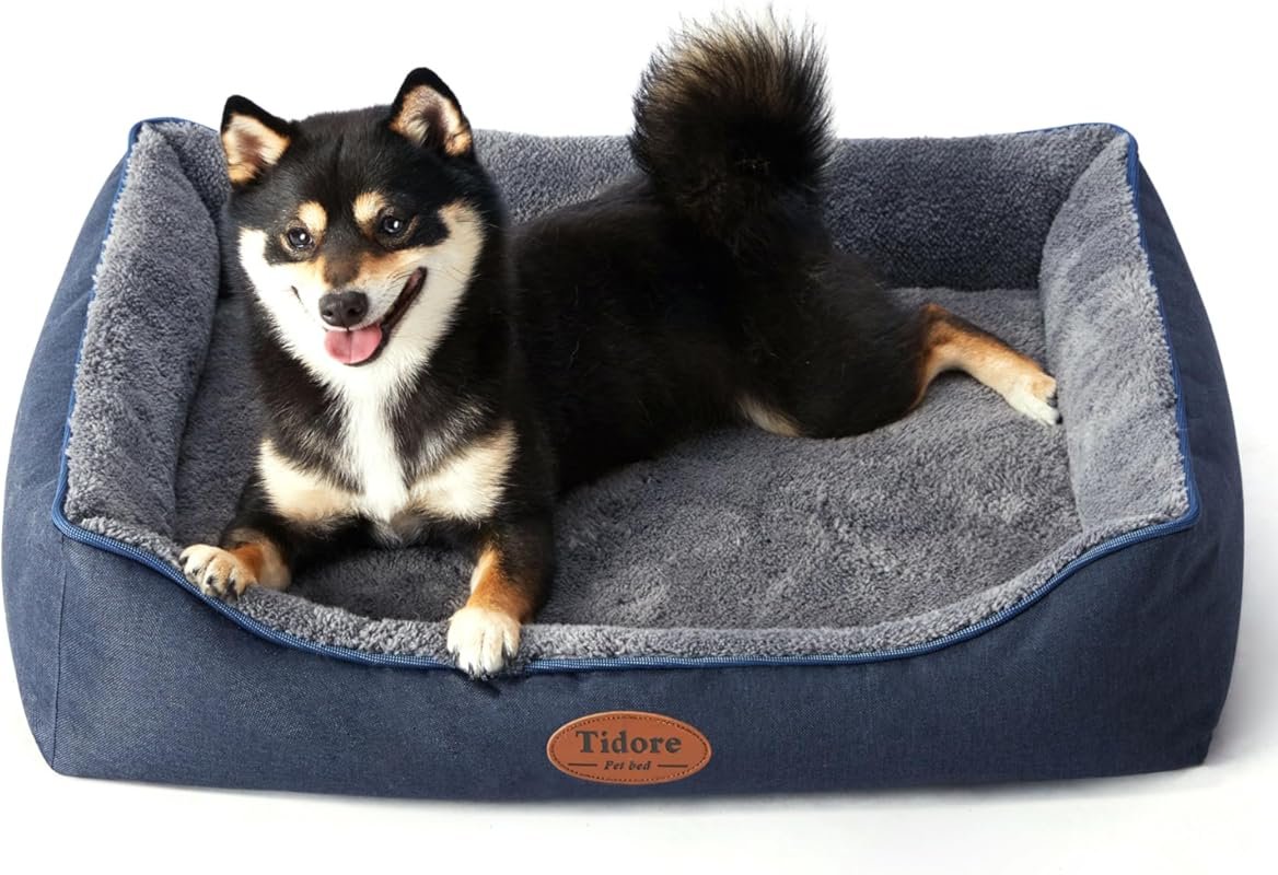 Tidore Orthopedic Dog Sofa Bed, Durable Egg Crate Foam with Washable W
