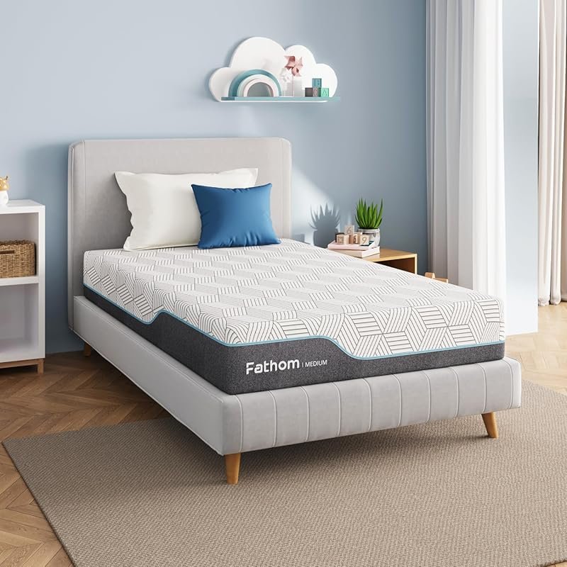 FATHOM 10 Inch Full Memory Foam Mattress with Gel Foam, Cool Sleep, an