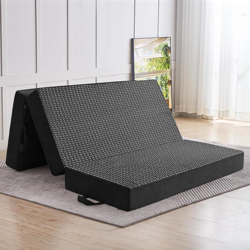 CYMULA Full 6-Inch Memory Foam Folding Mattress with Washable Cover