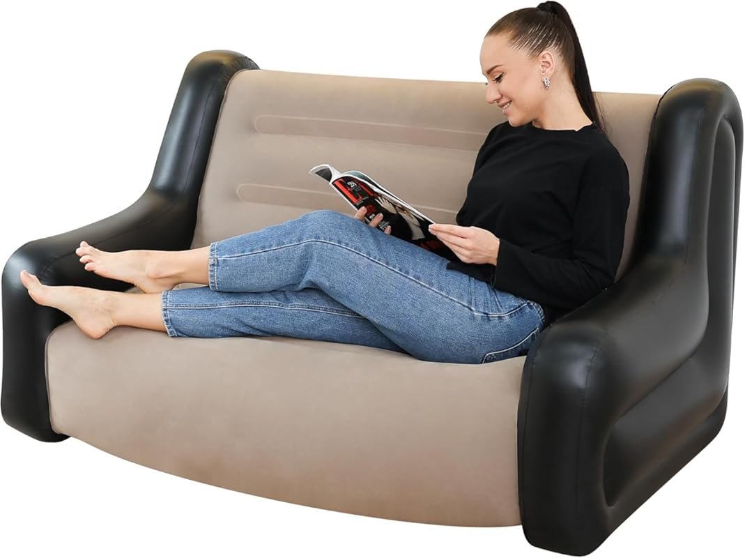 Large Inflatable Leisure Chair, Inflatable Sofa Chair for Outdoor and 