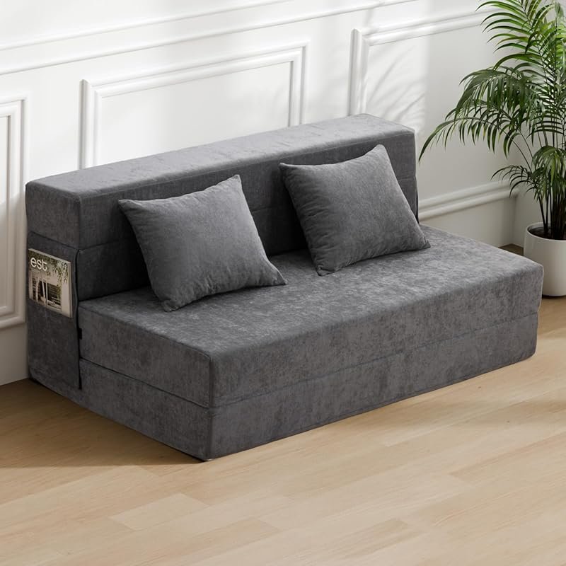 Best Folding Sofa Bed: Memory Foam Floor Mattress and Convertible Slee