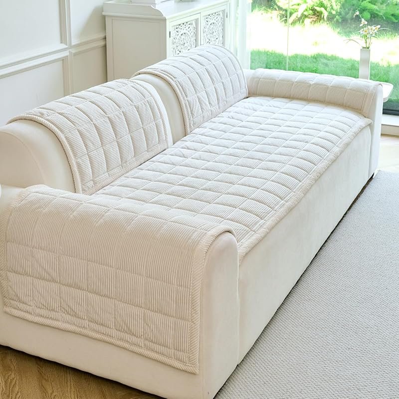 Washable Non-Slip Couch Covers for Dogs: Soft Furniture Protector for