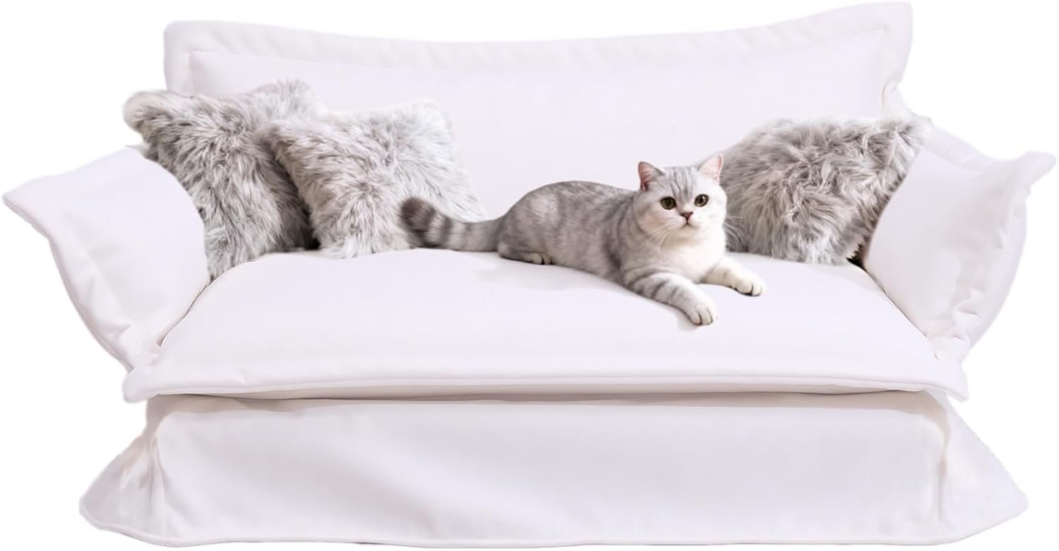 Modern Pet Sofa for Small to Medium Dogs: Comfortable and Easy to Clea