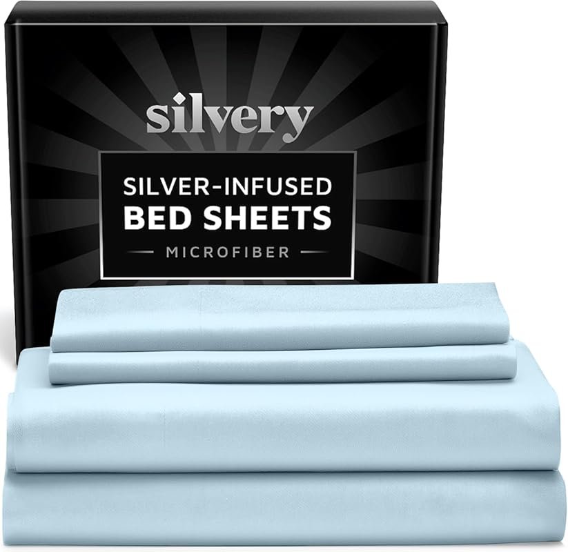 Silver Infused Bed Sheets – Ultra-Soft, Temperature-Regulating with Se