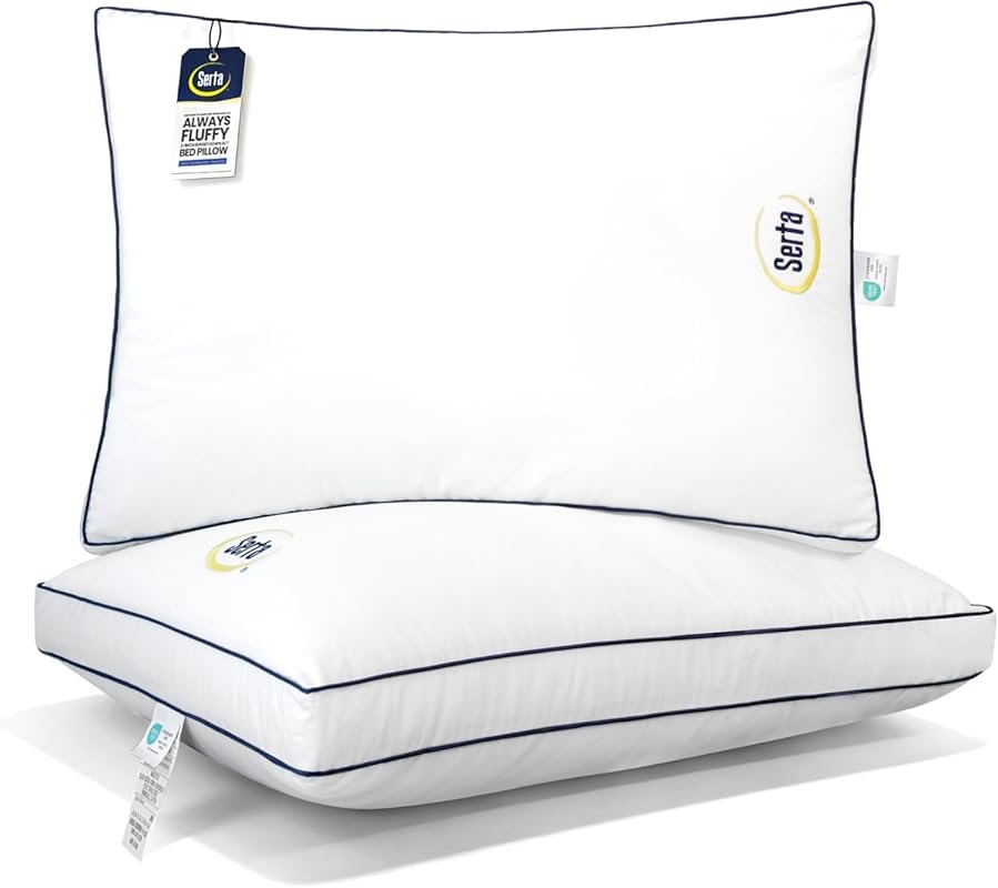 Serta Hotel Collection 400-Thread-Count Cotton Gusseted Down Alternati