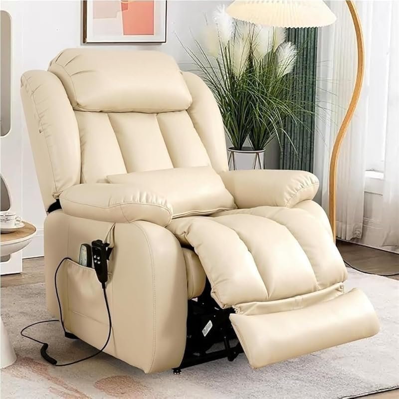 Heavy Duty Electric Power Lift Recliner Chair for Elderly with Dual Mo
