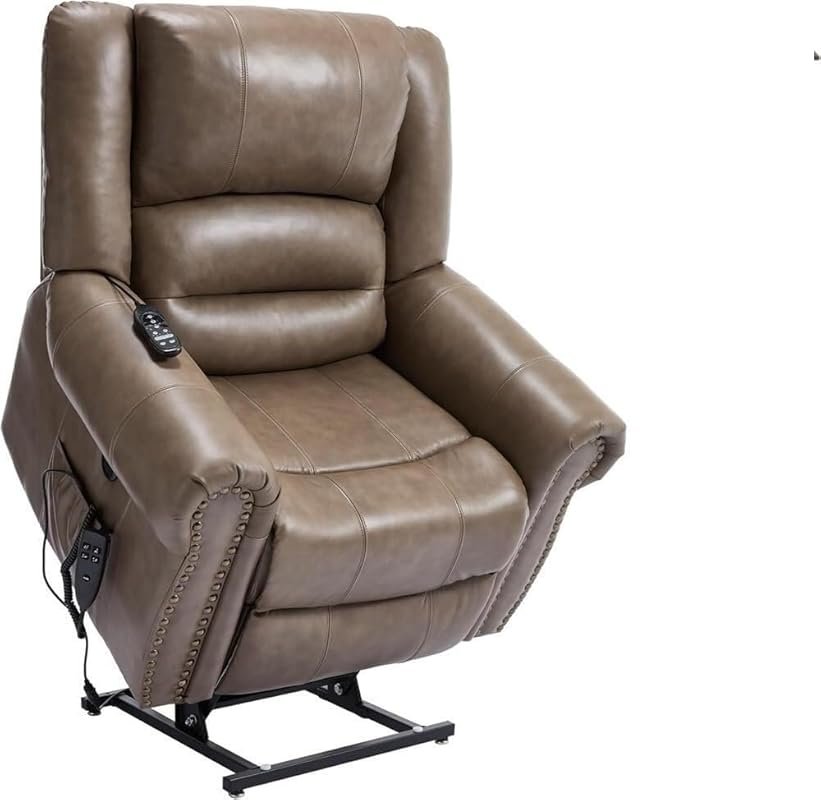 Dual Motor Electric Lift Recliner with Heated Massage, Infinite Reclin